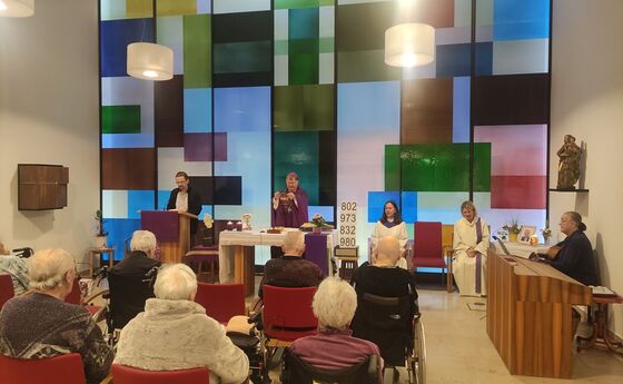 Gottesdienst im Pflegeheim Sonnenhof / © Dekanat Linz Mitte Gottesdienst im Pflegeheim Sonnenhof